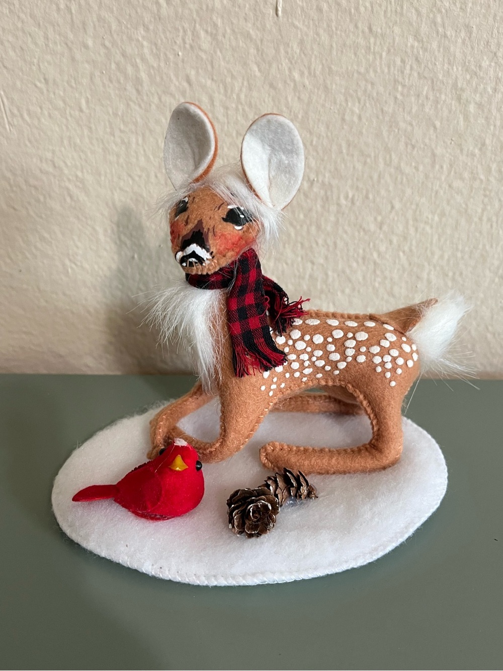 Annalee 2022 5” Winter Woods with Fawn and Cardinal